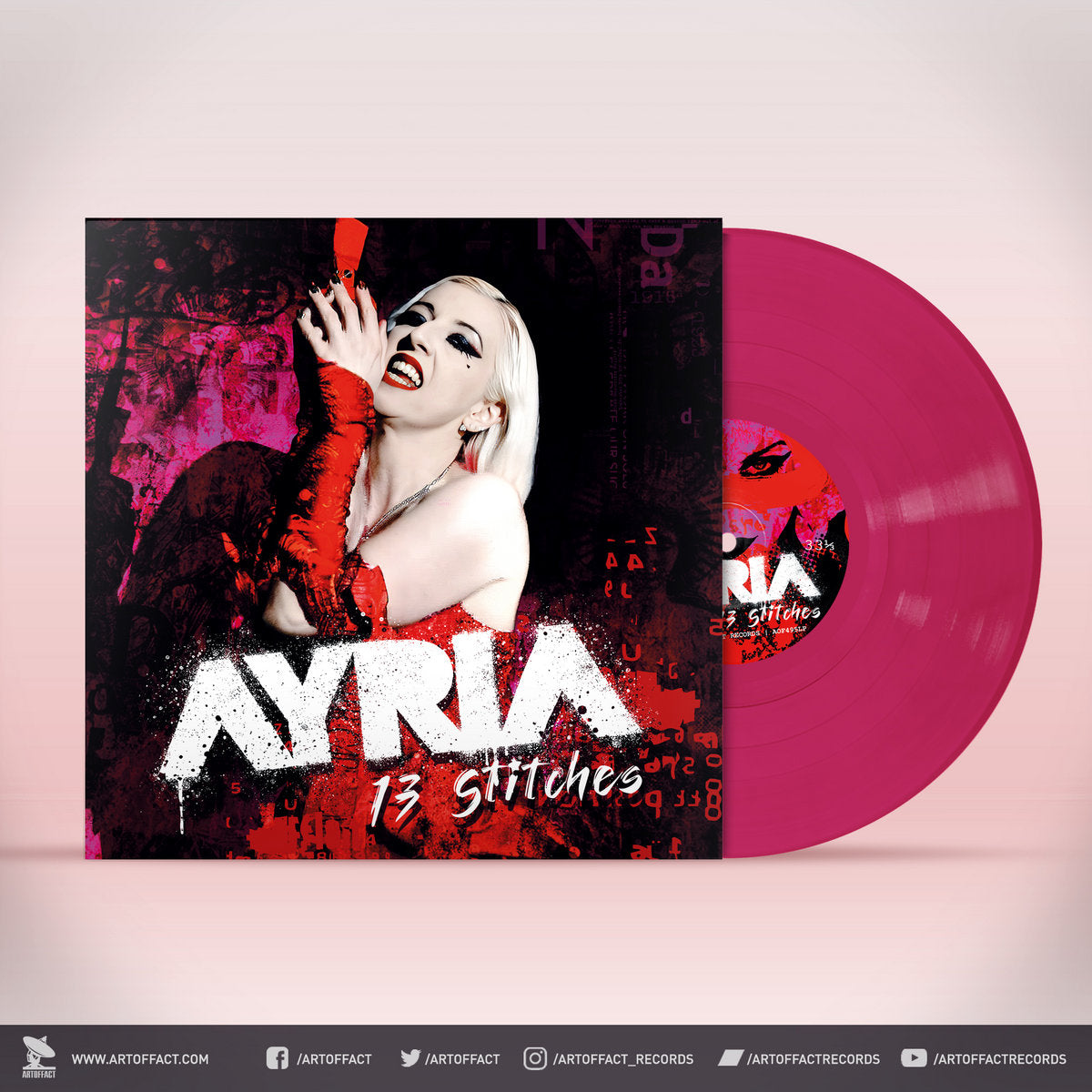 Ayria - 13 Stitches / Limited Solid Pink Edition