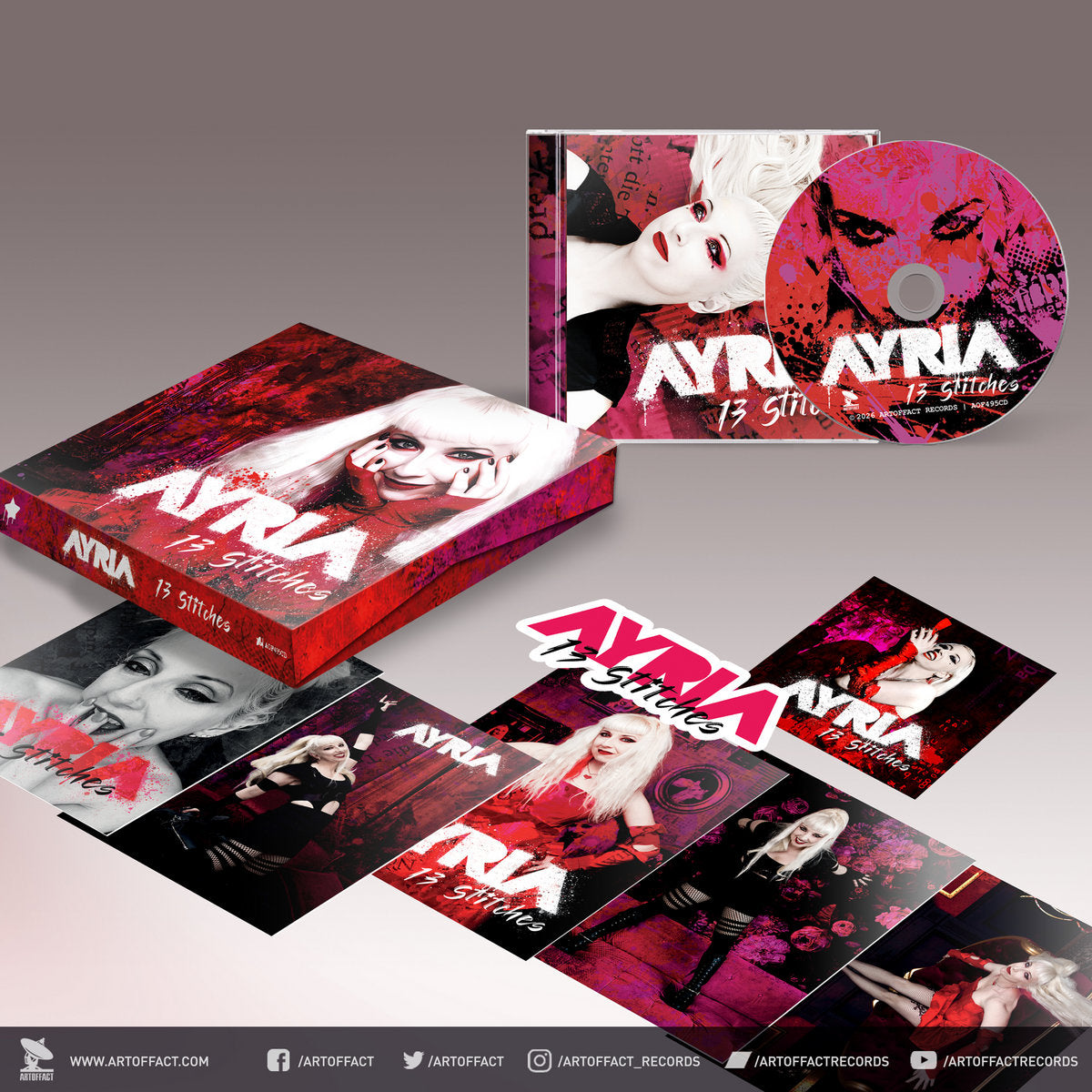 Ayria - 13 Stitches / Limited Deluxe Edition