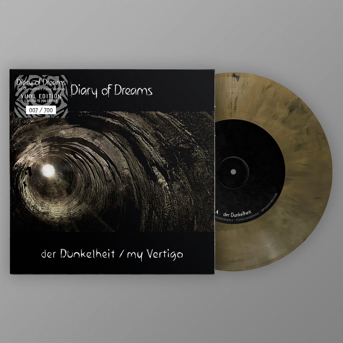 Diary of Dreams - Der Dunkelheit / My Vertigo / Limited Marbled Edition