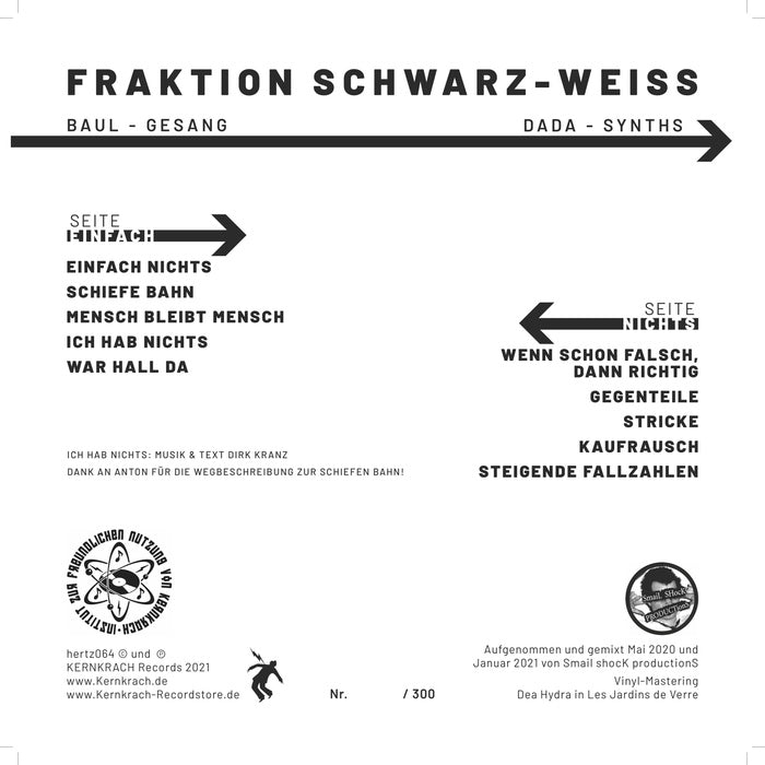 Black-White Faction - Simply Nothing / Limited Edition