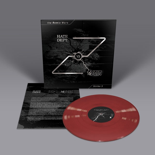 16 Volt vs. Hate Dept. - The Remix Wars: Strike 3 / Limited Red Vinyl