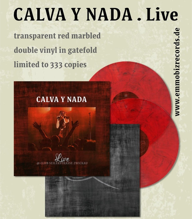 Calva Y Nada - Live@clubseilerstrasse / Limited Red Gatefold Edition