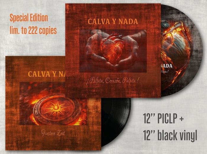 Calva Y Nada - Beat, Heart, Beat! + Dark Times / Limited Picture Disc & Black Edition