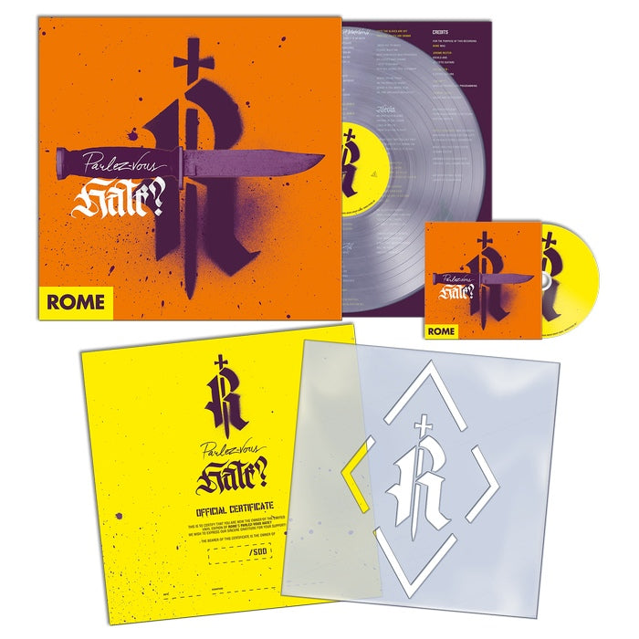 Rome - Parlez-Vous Hate? (Agitprop Edition) / Limited Clear Edition