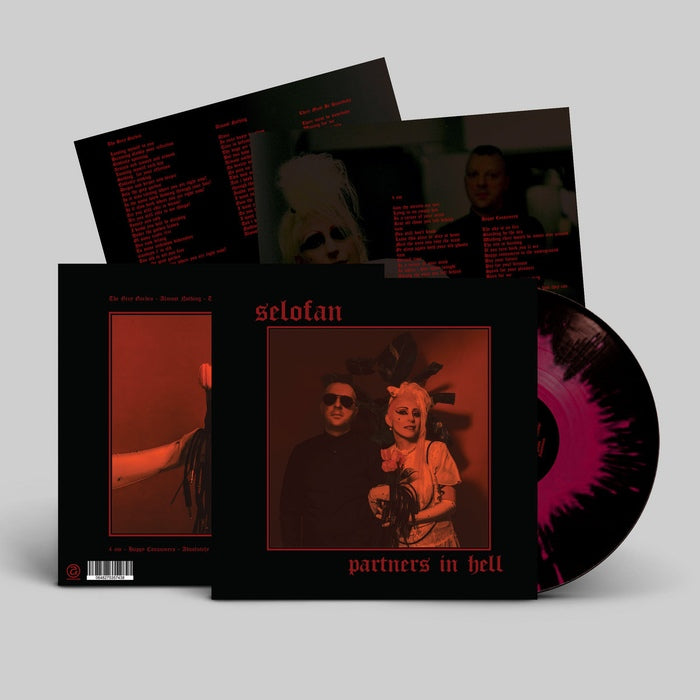 Selofan - Partners In Hell / Limited Black Edition With Fuchsia Splatters